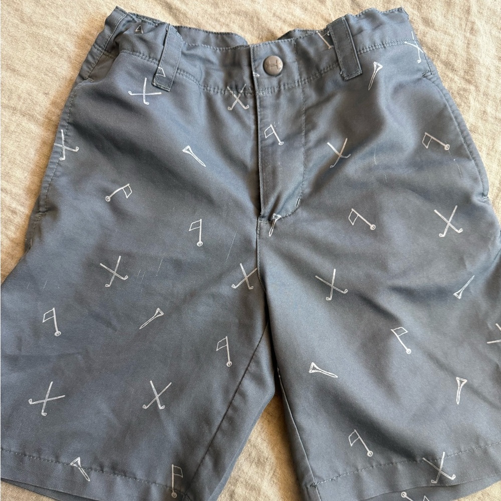 Under Armour Gray Golf Pattern Men's Shorts